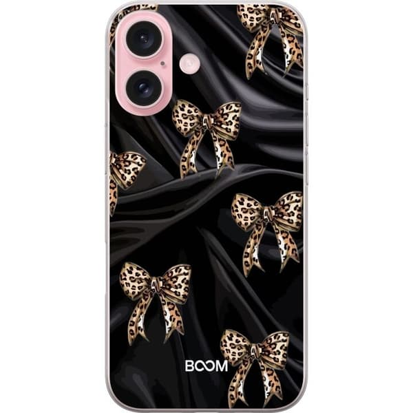 Mobilskal till Apple iPhone 16 med Leopard Bow