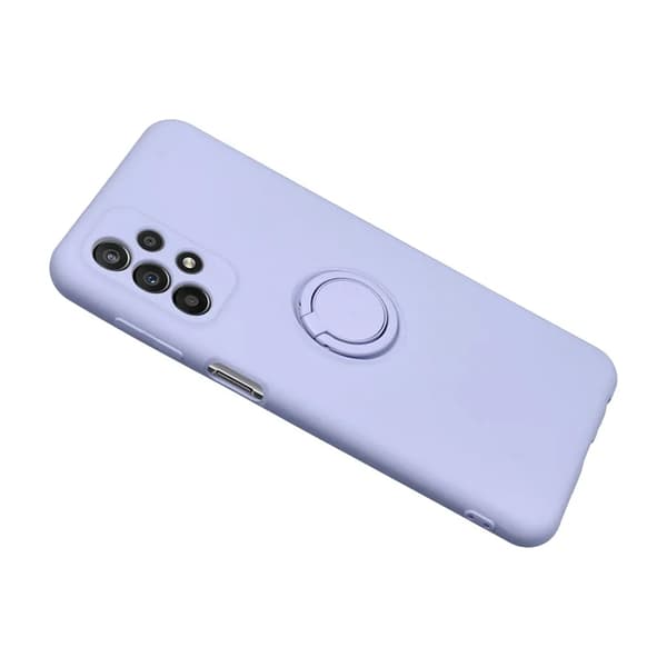Mobilskal till Galaxy S25 Edge Silikon Ring - Violett