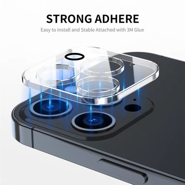 [2-Pack] BOOM iPhone 17/16 Kameralinsskydd Härdat Glas