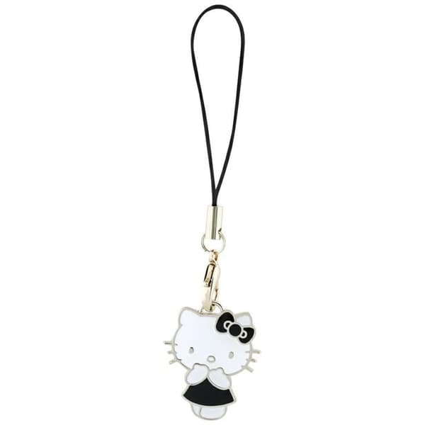 Hello Kitty Hængende Telefonrem Charm Kitty Cute - Sort