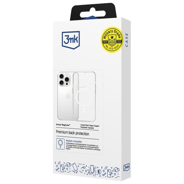 3MK Mobilskal till iPhone 14 Pro Max MagSafe Armor - Clear