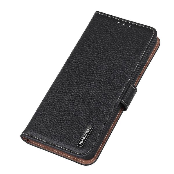 Khazneh Litchi Pungcover til Google Pixel 6 Pro - Sort