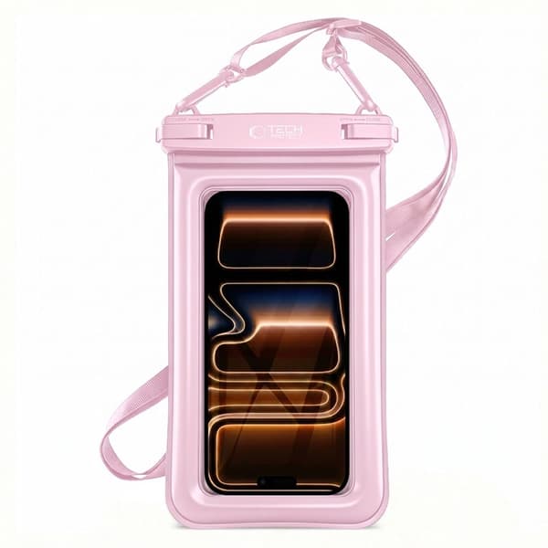 Tech-Protect Universala Vattentät Mobilfodral UWC7 - Rosa