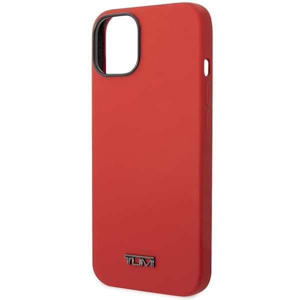 Tumi-puhelinkotelo iPhone 14/15 MagSafe Liquid Silicone - Punainen