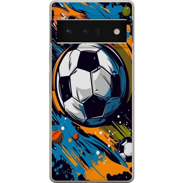 Mobilskal till Google Pixel 6 Pro med Fotbollar