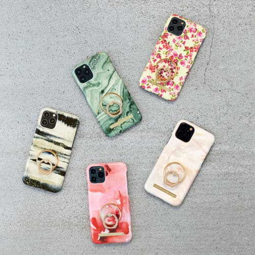 Coral Blush Floral - Mobildeksler