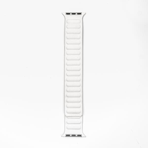 LæderWrap - White Til Apple Watch - Apple Watch Rem