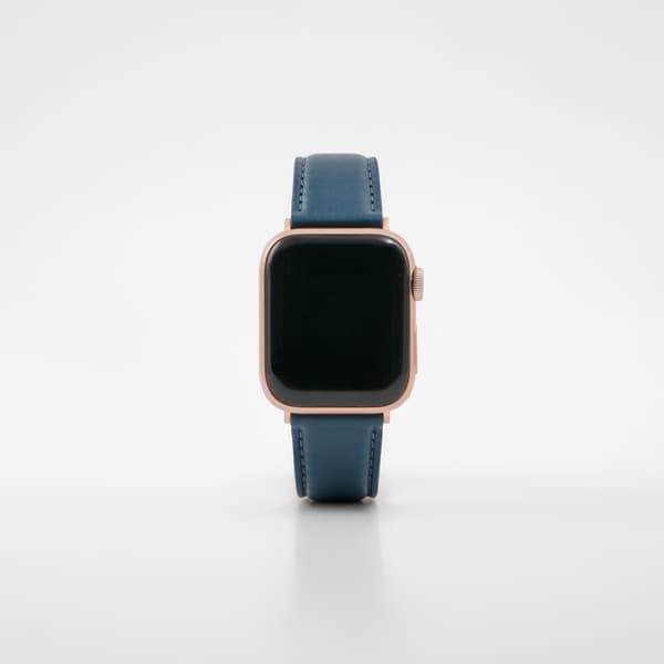 Rem Blå - Vegan Til Apple Watch - Apple Watch Rem
