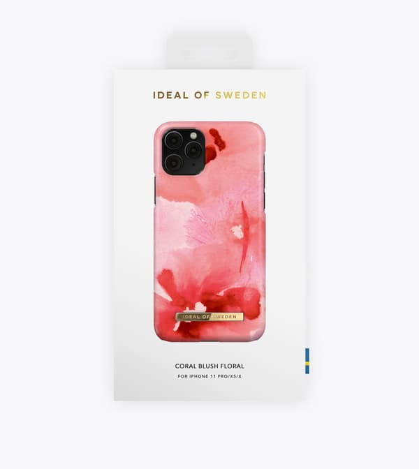 Coral Blush Floral - Mobildeksler