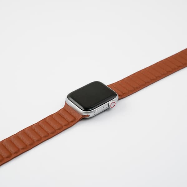 LæderWrap - Saddle Brown Til Apple Watch - Apple Watch Rem