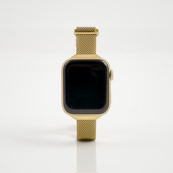 Mesh Petite Gold – Stålrem - Apple Watch-rem