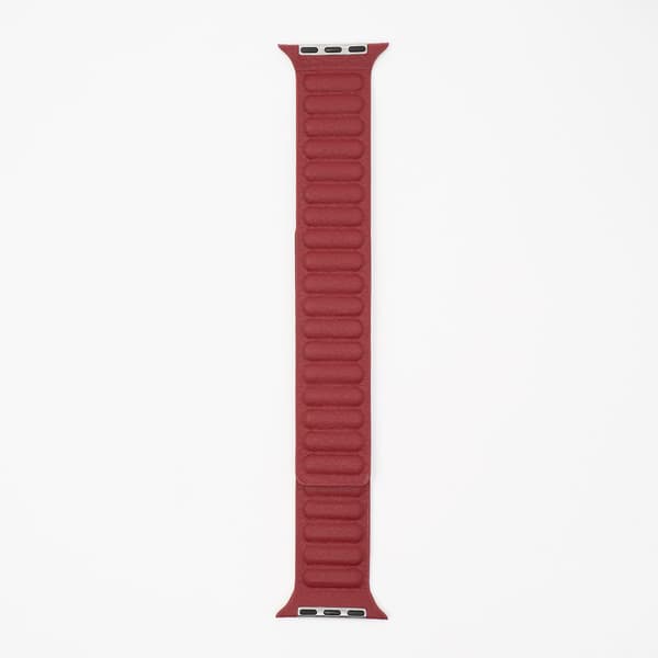 LæderWrap - Wine Red Til Apple Watch - Apple Watch Rem