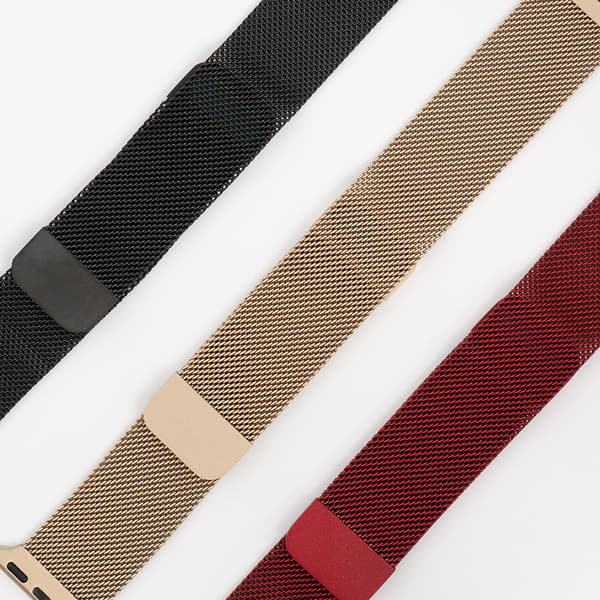 Meshrem til Apple Watch - Sølv - Apple Watch Rem