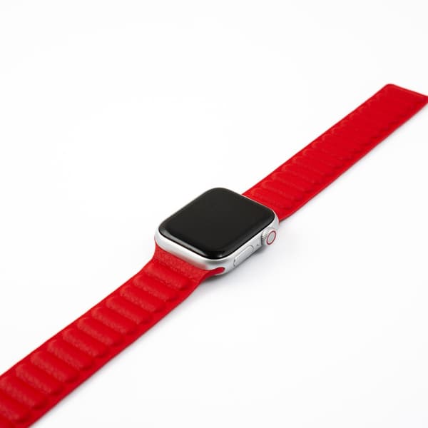 LæderWrap - Red Til Apple Watch - Apple Watch Rem