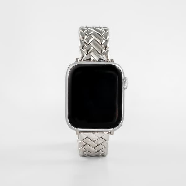 Flettet Sølv – Stålrem - Apple Watch Rem