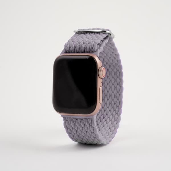 Aurora Weave - Grå Lavendel - Nylonrem - Apple Watch Rem