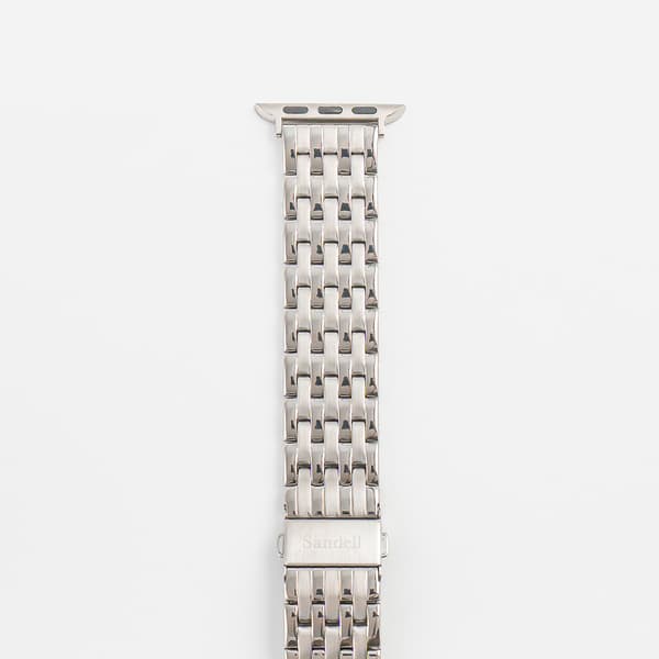 Majestic Sølv – Stålrem - Apple Watch Rem