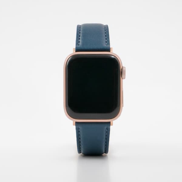 Rem Blå - Vegan Til Apple Watch - Apple Watch Rem