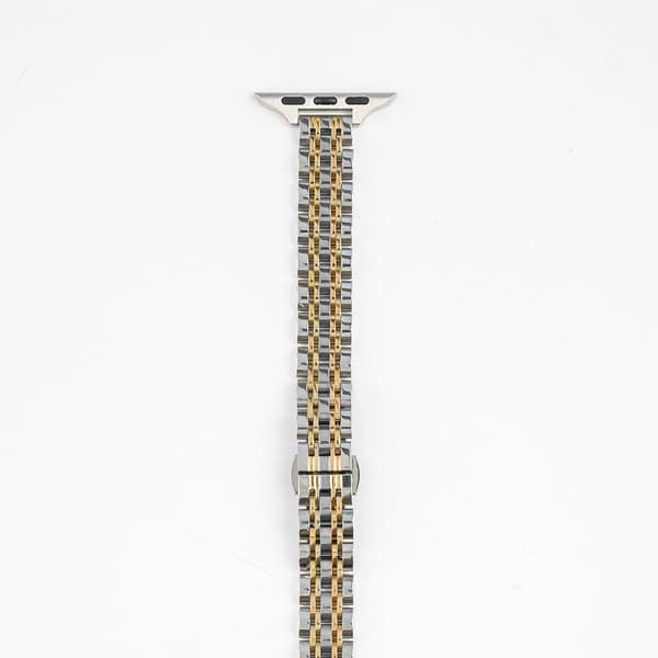 Petite Sølv/guld – Stålrem - Apple Watch Rem