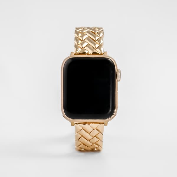 Flettet Guld – Stålrem - Apple Watch Rem