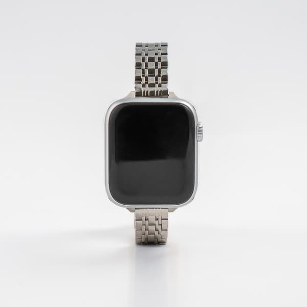 Petite Sølv – Stålrem - Apple Watch Rem