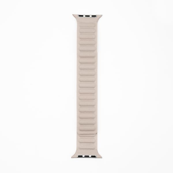 LærWrap - Stone Beige til Apple Watch - Apple Watch-rem
