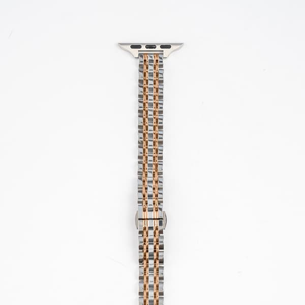 Petite Sølv/rosé – Stålrem - Apple Watch Rem