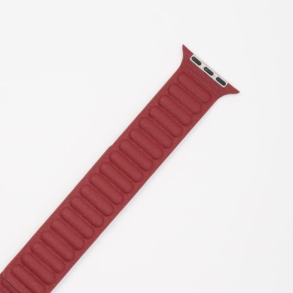 LæderWrap - Wine Red Til Apple Watch - Apple Watch Rem