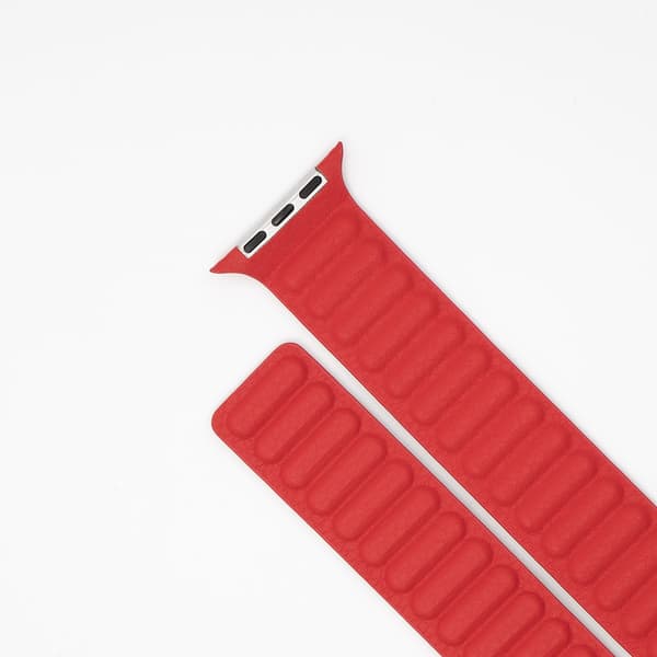 LæderWrap - Red Til Apple Watch - Apple Watch Rem
