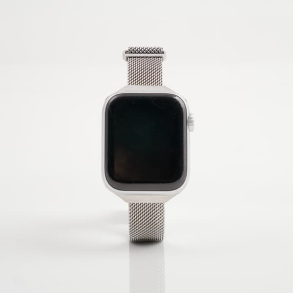 Mesh Petite Silver – Stålrem - Apple Watch-rem