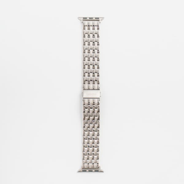 Majestic Sølv – Stålrem - Apple Watch Rem