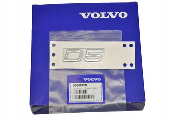 VOLVO C30 C70 S40 V50 D5 baklucka emblem