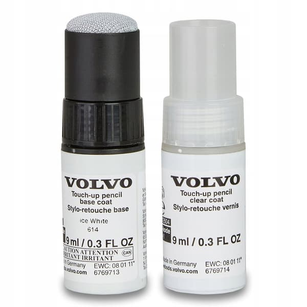 VOLVO paint marker stick Ice White 614