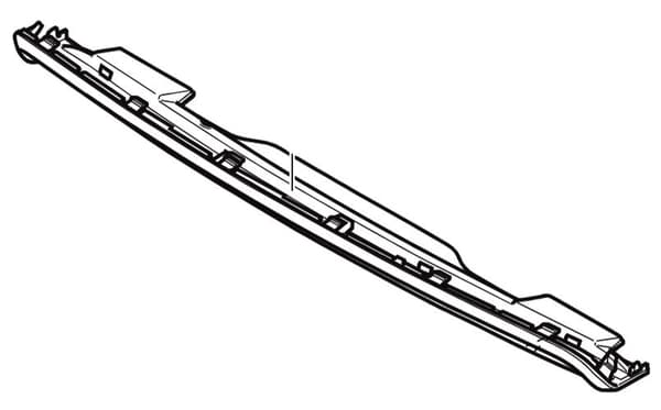 VOLVO XC90 II bakre stötfångare diffuser cap strip R-Design OE