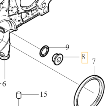 VOLVO motorblokprop 1.6D OE 31259216