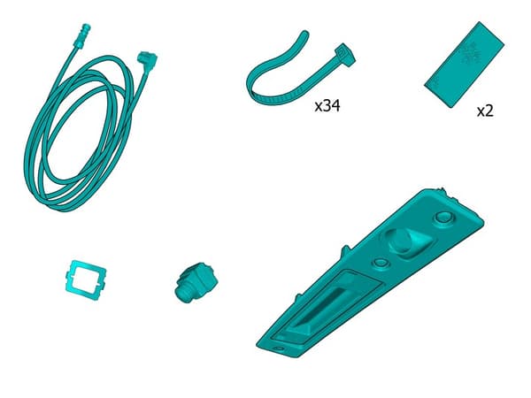 VOLVO S60 III kit til bakkamera OE 32333582