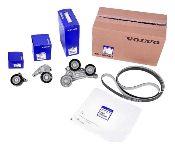VOLVO S60 V60 XC60 tilbehørssæt 3 strammere + rem 2.0T 32213657