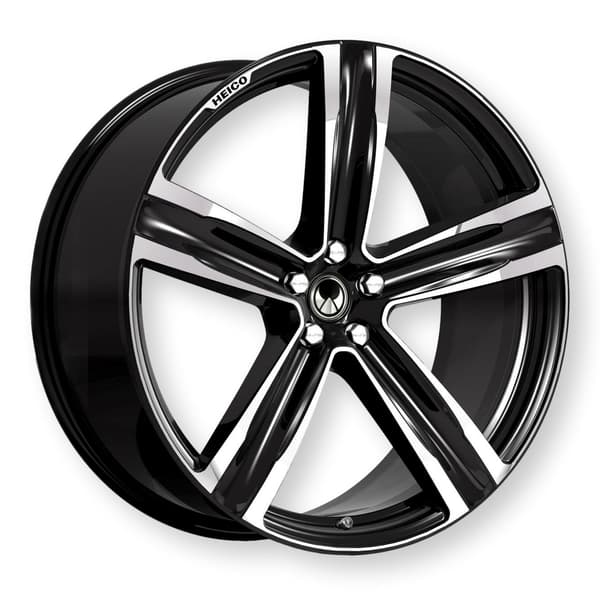 HEICO Volvo XC90 XC60 22" 5-eget sort aluminiumsfælg
