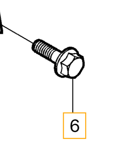 VOLVO original bolt M10x25 OE 985161