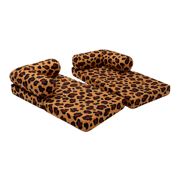 HoneyHug Soft Modular Sofa for Children - Leopard