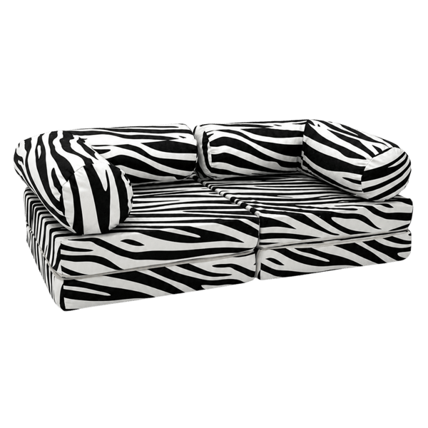HoneyHug Soft Modular Sofa for Children - Zebra