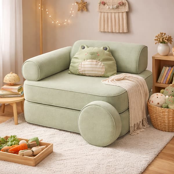 Modular Armchair for Child Green