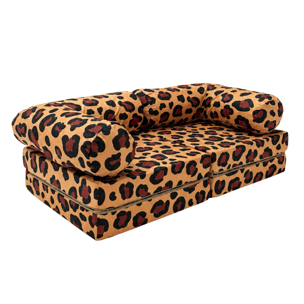 HoneyHug Soft Modular Sofa for Children - Leopard