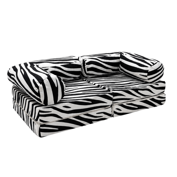 HoneyHug Soft Modular Sofa for Children - Zebra