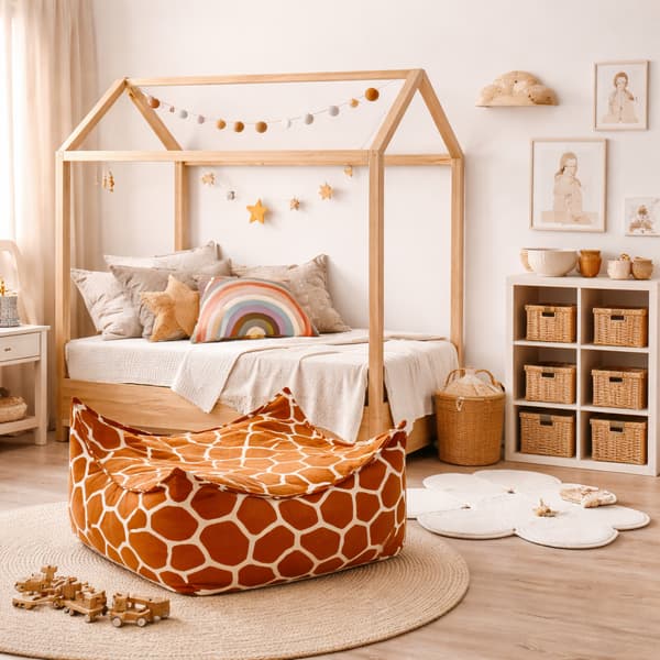 Bean Bag for Kids - Square | Giraffe