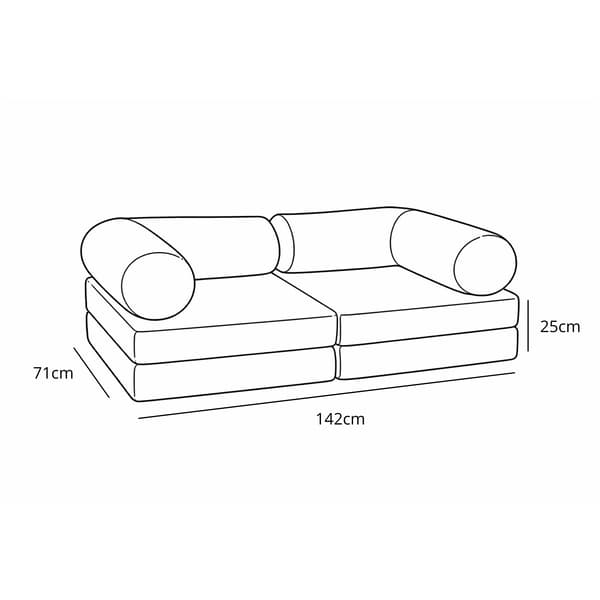 HoneyHug Soft Modular Sofa for Children - Giraffe