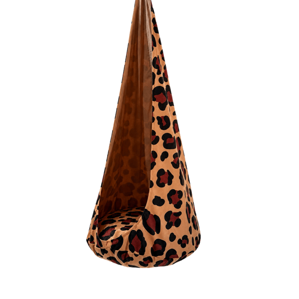 Kids' Cozy Cocoon Swing | Leopard Collection