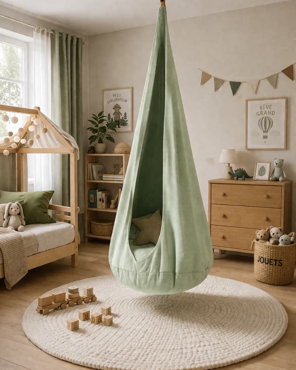 Kids' Cozy Cocoon Swing | Green