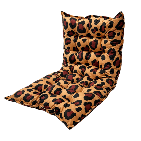 Golvkudde för barn, lekmatta, leopardmönster, Medium, 150 × 70 cm – Bees & Blooms
