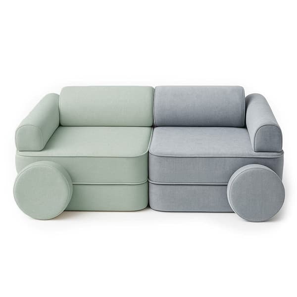 Modular Sofa for Children Green/Blue